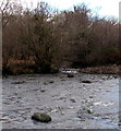 Confluence of the Afon Cynon and Cwm Ynysmintan, Penywaun