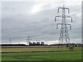 SE4827 : Pylons marching out from Ferrybridge power station by Christine Johnstone