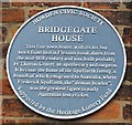 Bridgegate House, blue plaque