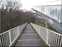 TQ2289 : Footbridge over the M1, Colindale by David Howard
