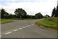 SP6726 : Staggered crossroad near Steeple Claydon by Steve Daniels
