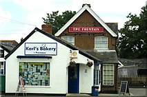 SP6927 : Karl's Bakery by the Fountain on West Street by Steve Daniels