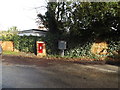 TM4656 : Park Road North George V Postbox by Geographer