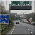 The A40 westbound at St Clears