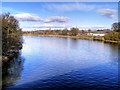 SD5228 : River Ribble from Penwortham New Bridge by David Dixon