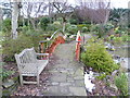 The water garden at Golders Green Crematorium