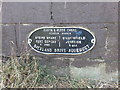 NS5768 : Canal Sign on Glasgow Branch of Forth and Clyde Canal on Bilsland Drive Aqueduct by Clive Nicholson