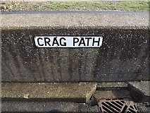 TM4656 : Crag path sign by Geographer