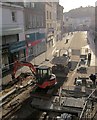 Roadworks, Fleet Street, Torquay