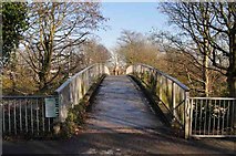 NT0987 : St Margaret's Drive Footbridge by Robert Struthers