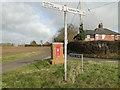 Victorian Postbox at Cross Road