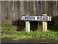 Linden Road sign