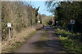 Private road to Bradgate House