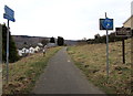 Footpath and cycleway on a former railway route from Aberdare to Cwmaman