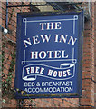 Sign for the New Inn, Leven