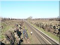 The main railway line north from Sheffield