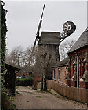 TQ0074 : Wraysbury Windmill by Peter Trimming