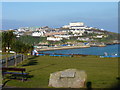 Green above Towan Beach, Newquay