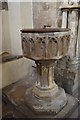 TF0307 : Font, St Mary's church, Stamford by Julian P Guffogg