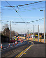 The tramway nearing completion at Meadows Way