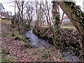 Dulais downstream from a weir, Pontarddulais