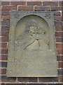 Memorial on an outside wall, St  Anselm