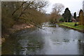 River Avon looking downstream from Haxton Bridge