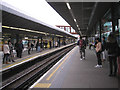 Westbound Central Line platform at Stratford