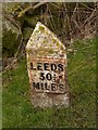 Milestone, Leeds-Liverpool Canal, near Skipton