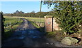 Private road to Bagworth Park Farm