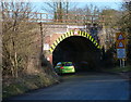 Railway bridge at The Hollow near Thornton