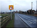 Cycle path beside Hull Road (A1174)