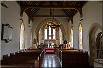 TA1301 : Interior, St Nicholas' church, Cabourne by J.Hannan-Briggs