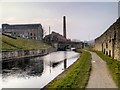 Leeds and Liverpool Canal Approaching Sandygate