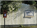 Postbox at the entrance to Manor Farm