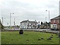 Mini Roundabout at Junction of Billinge Road and Garswood Road, Simm