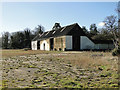 Ancient clunch-built building at Manor Farm