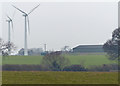 Wind turbines at Flat House Farm