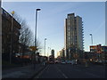 New tower blocks on Edgware Road, Colindale