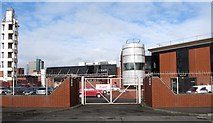 J3473 : The rear of Belfast's Central Fire Station by Eric Jones