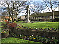 NZ3072 : War Memorial on Backworth Village Green, North Tyneside by Andrew Tryon
