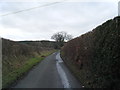 Ffordd Talwrn passes under power line