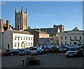 Bury St Edmunds on a winter afternoon