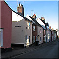 Bury St Edmunds: winter sunlight, Bridewell Lane