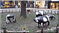 SP8538 : Some of the Milton Keynes concrete cows by Jeremy Bolwell