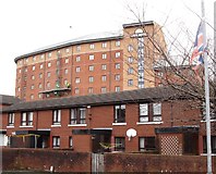 J3373 : Maintenance work being carried out at the Days Hotel in Sandy Row by Eric Jones