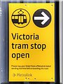 SJ8498 : Victoria Tram Stop Open Again by David Dixon