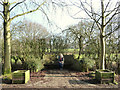 Commemorative bench on Grimshaw Green Lane