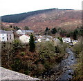 North bank of the Afon Afan, Cymmer