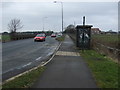 Bus stop and shelter on Hull Road (A1174)